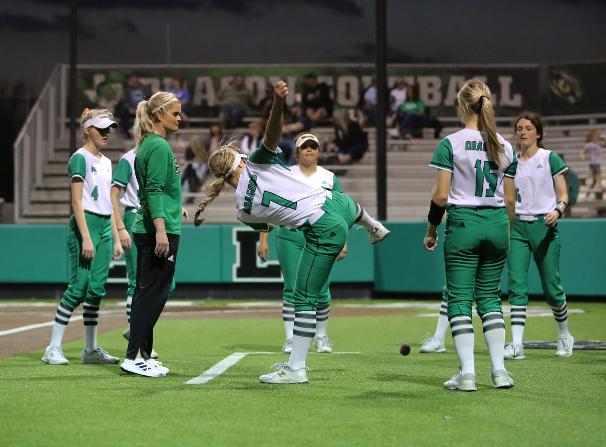 Denton Guyer Southlake Carroll Texas softball 022123 Brian McLean 1